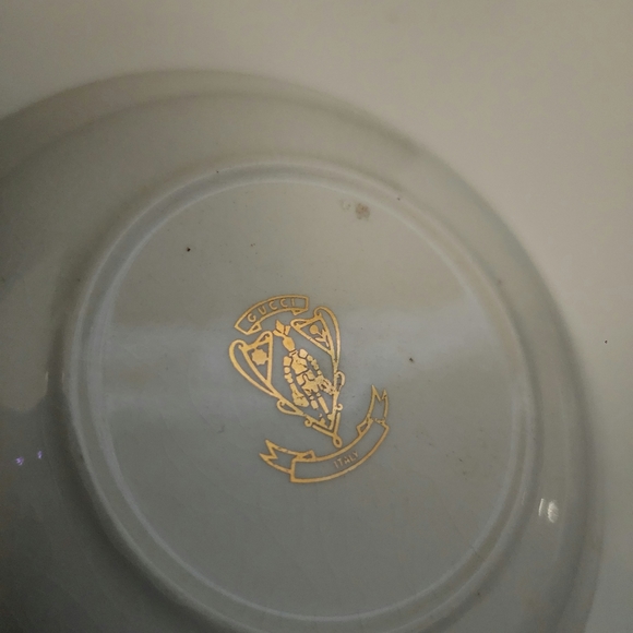 Rare Vintage x GUCCI Porcelain Floral Print Trinket Dish Ashtray - Picture 5 of 5